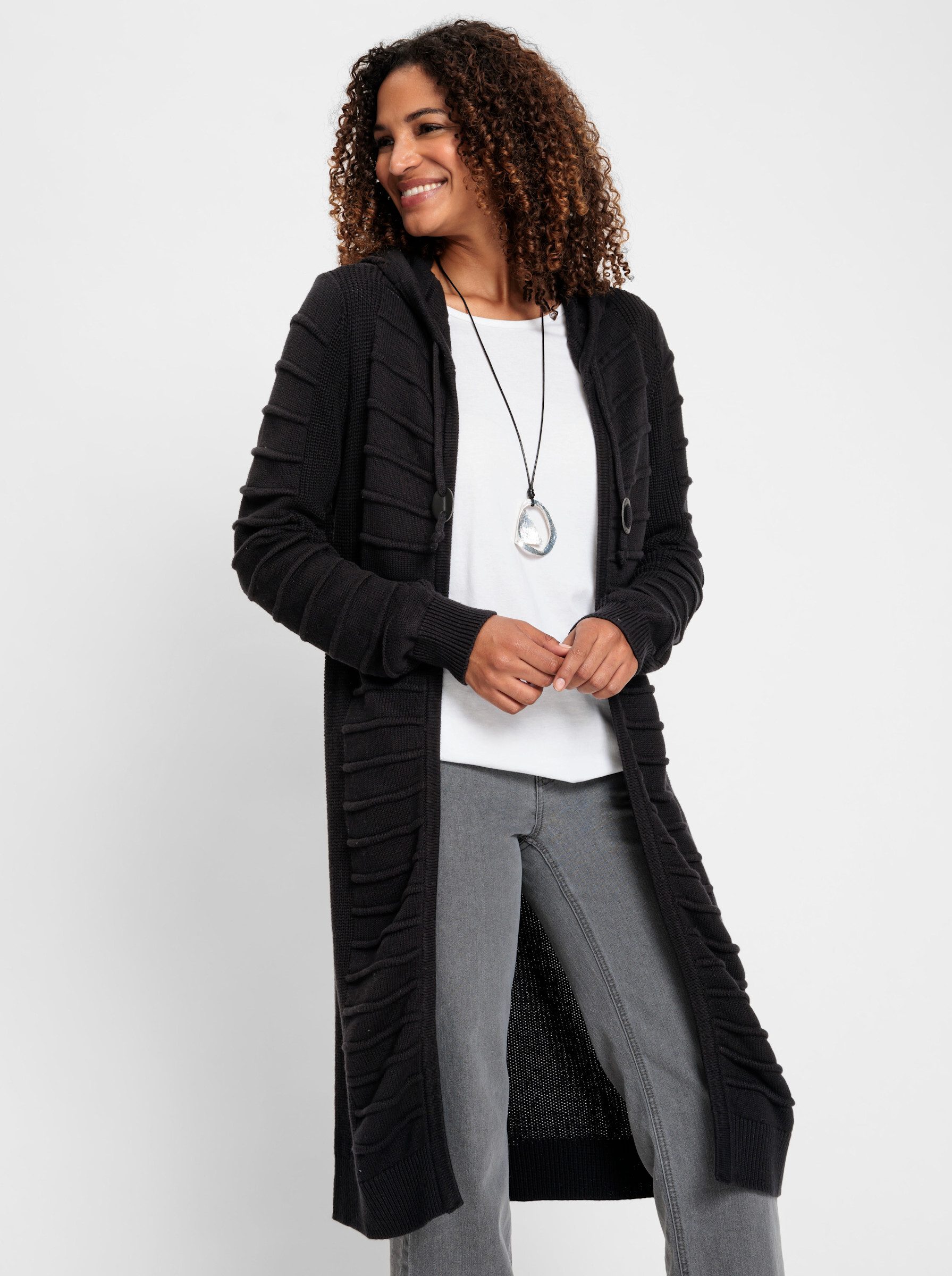 Witt Strickjacke Longstrickjacke . günstig online kaufen