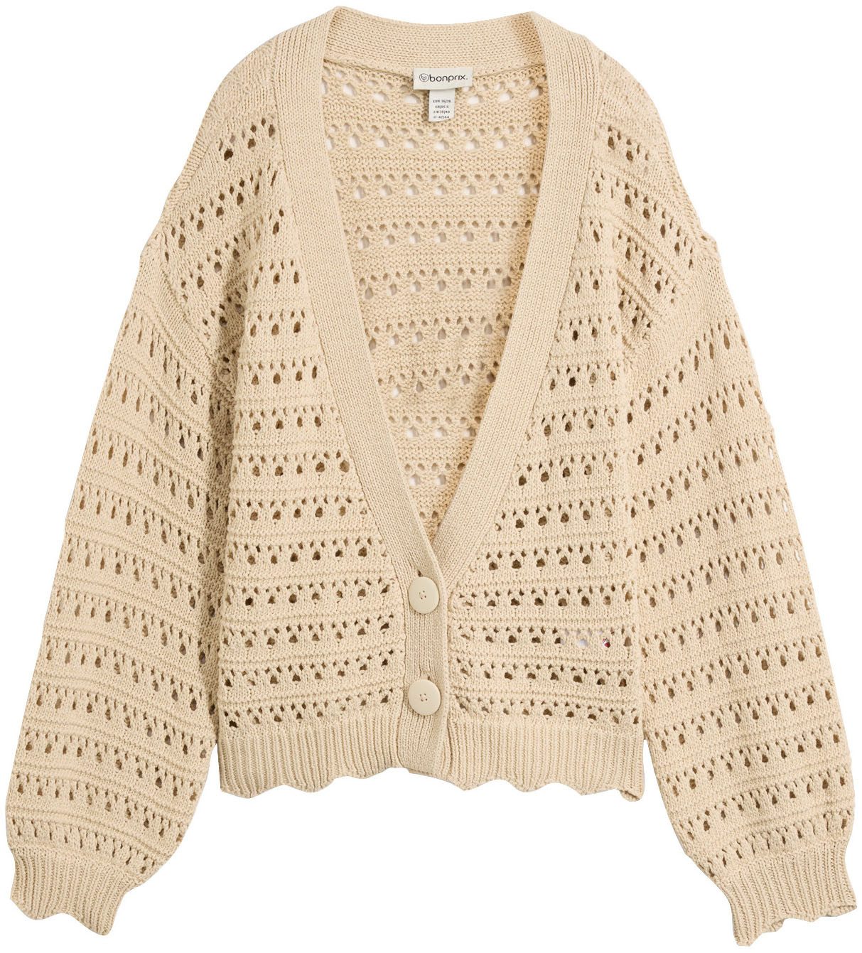 Ajourstrickjacke