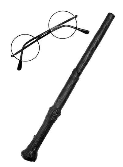 Rubie´s Kostüm Harry Potter Zauberstab und Brille, Original lizenziertes Harry Potter-Produkt