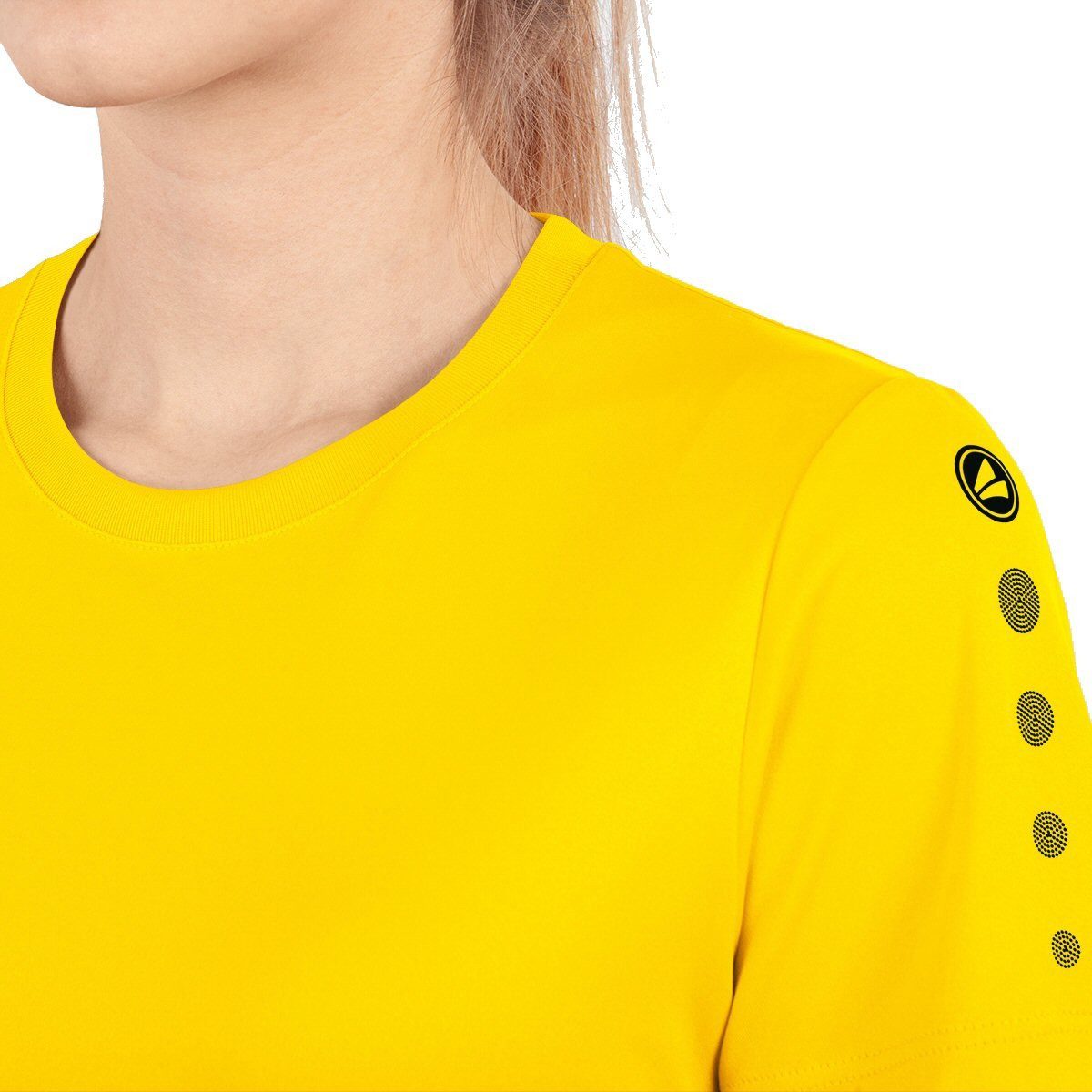Jako T-Shirt Sport-Shirt Trikot Team Kurzarm (100% Polyester) gelb Damen