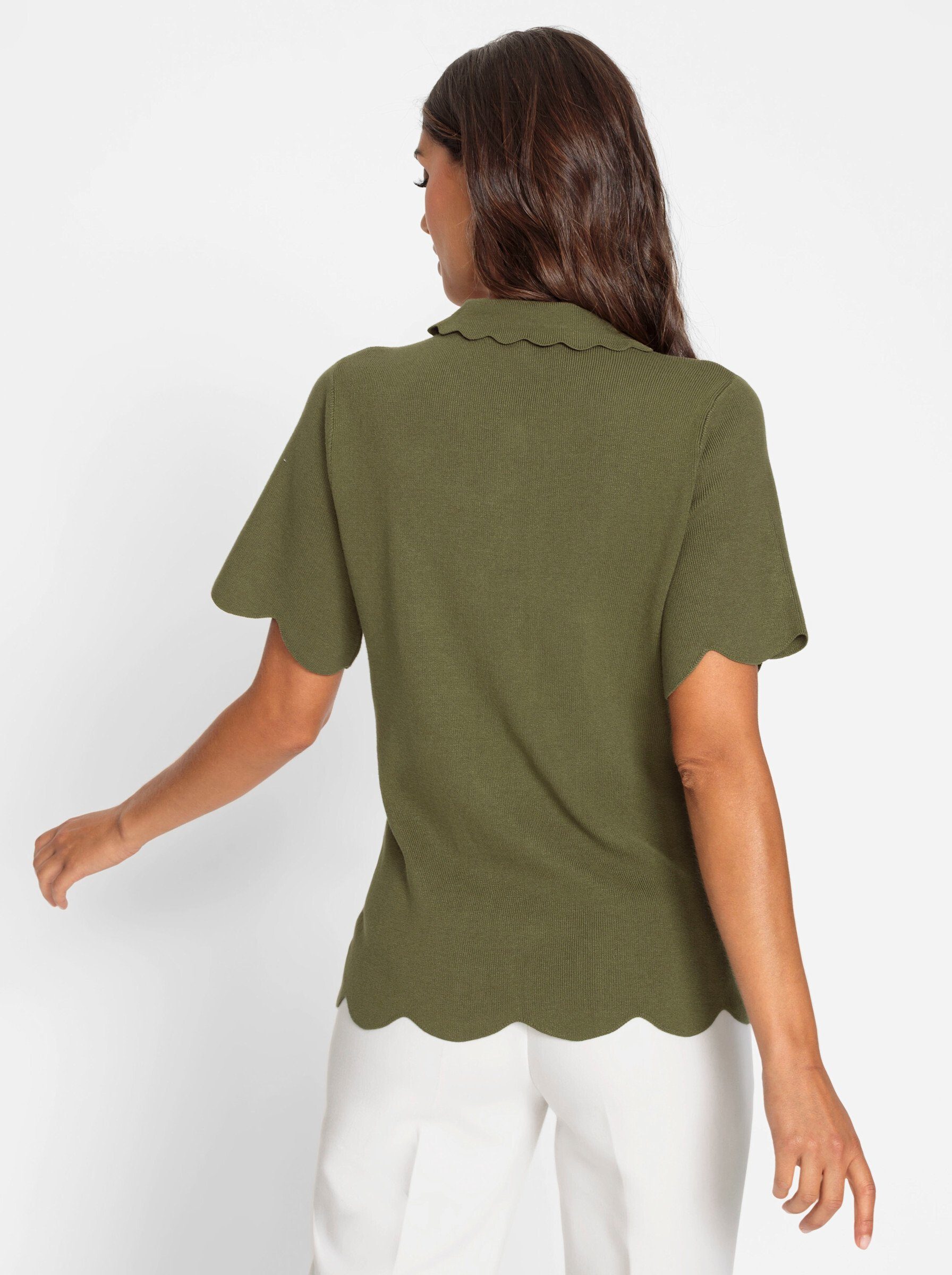 heine Strickpullover Polopullover günstig online kaufen