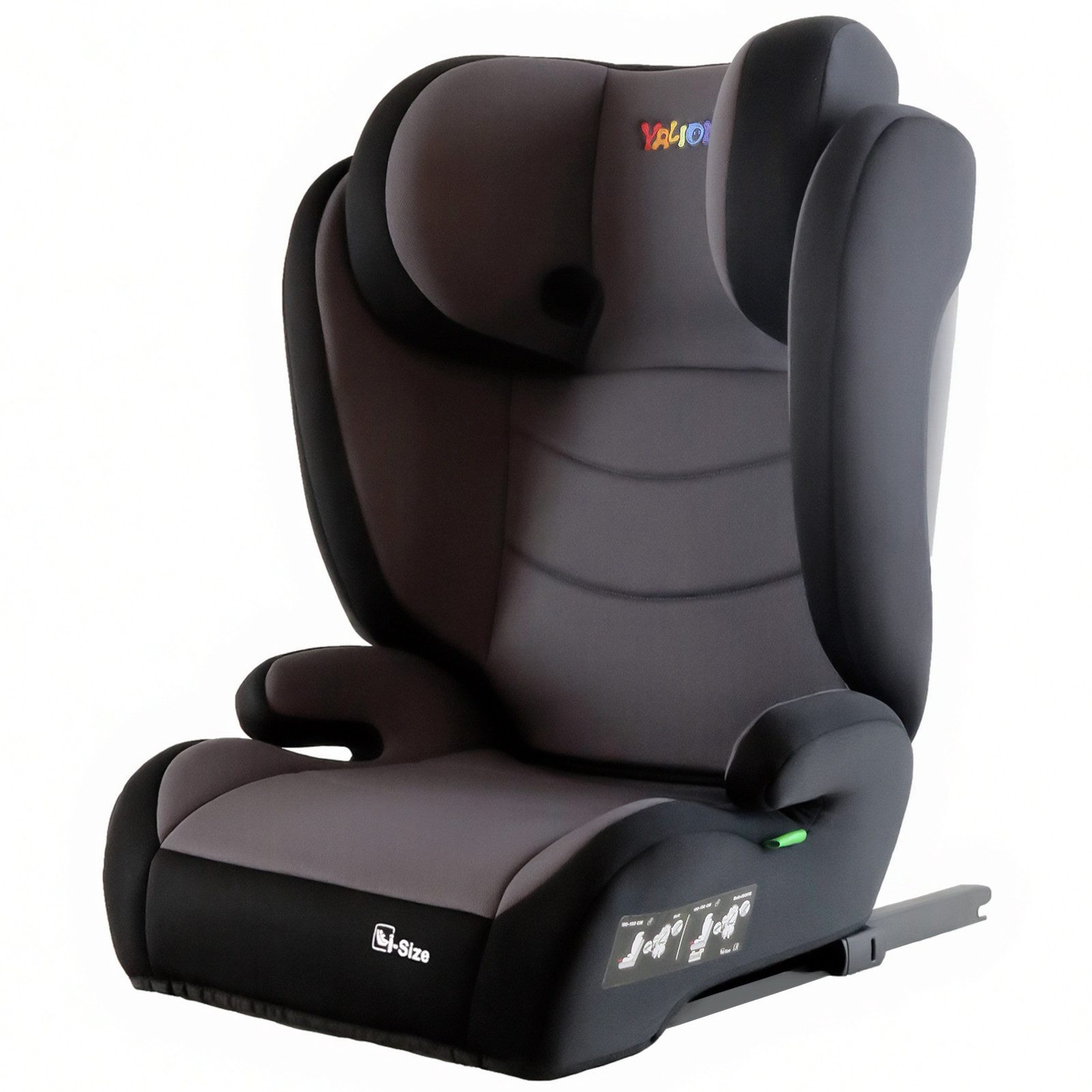 Yalion Autokindersitz Kinder Kinderautositz ISOFIX, i-Size Kindersitzerhöhung ECE R129, ab: 3 Jahre, bis: 10 Jahre, (1 pcs)