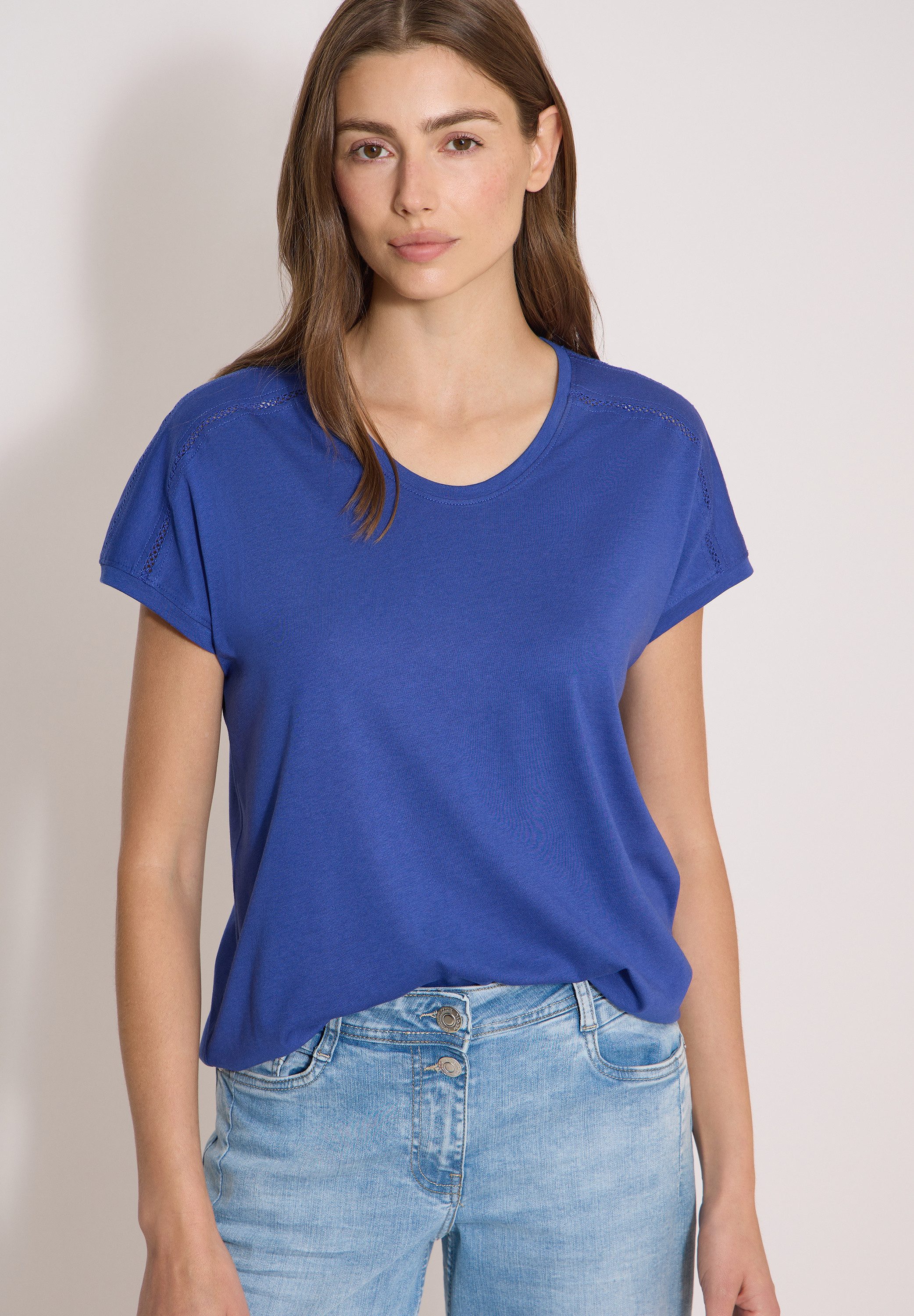CECIL T-Shirt mit elastischem Bund