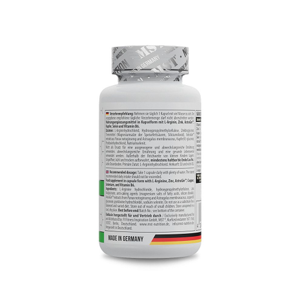 MST Nutrition MST - ArgiZinc Forte 60 Kapseln, 60 St.