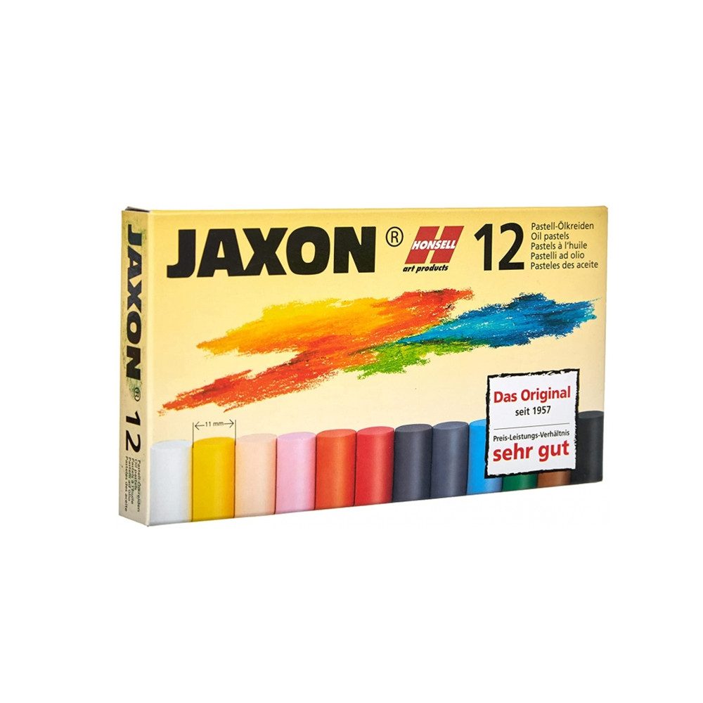 JAXON Kreidemarker JAXON Ölpastellkreiden 12 Stück – Bild 2 von 3