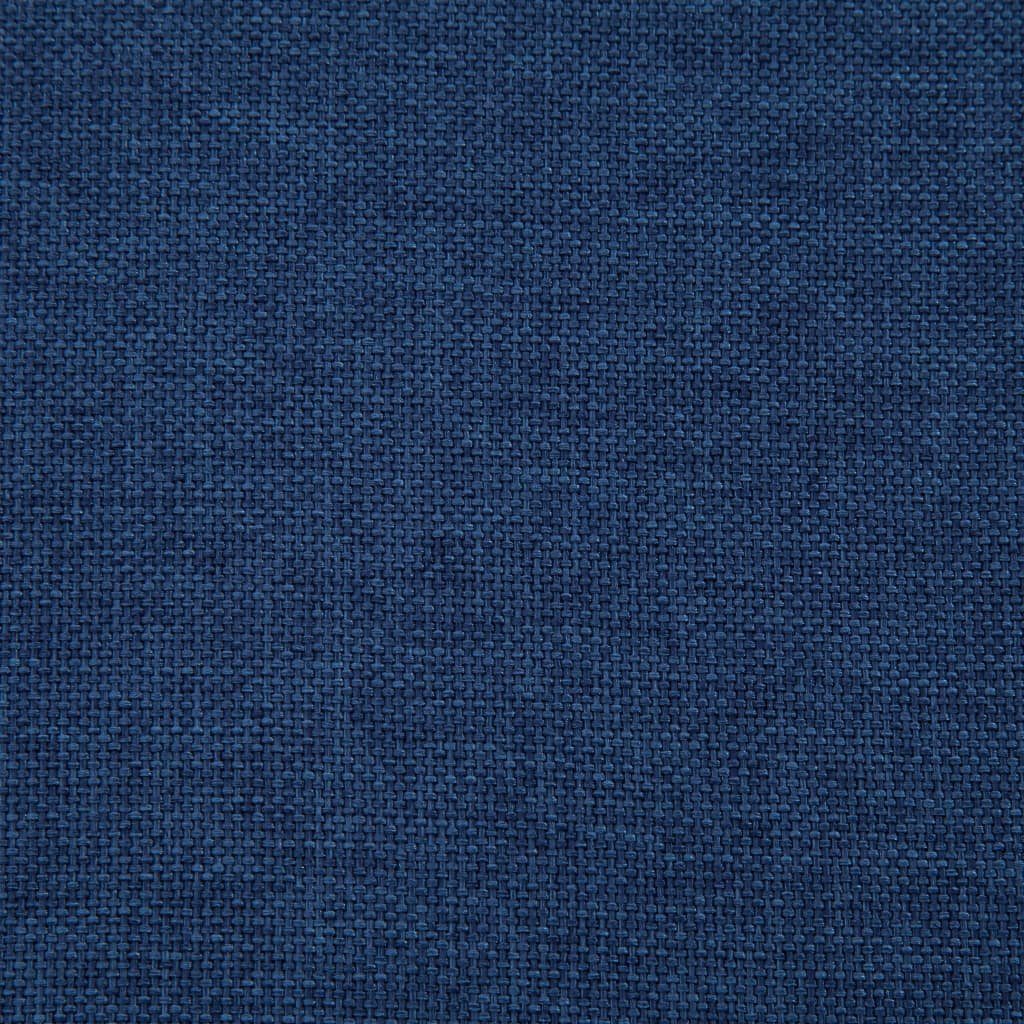 Staufach vidaXL Sitzbank Bank 116 Polyester cm mit Blau