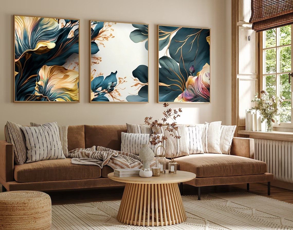 Wallity Leinwandbild Painting: 100% MDF (Thickness: 3 mm), 35 x 50 cm (3 Pi günstig online kaufen