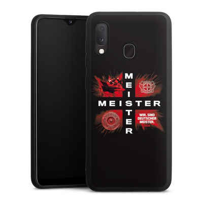 DeinDesign Handyhülle Bayer 04 Leverkusen Meister Offizielles Lizenzprodukt, Samsung Galaxy A20 Silikon Hülle Premium Case Handy Schutzhülle