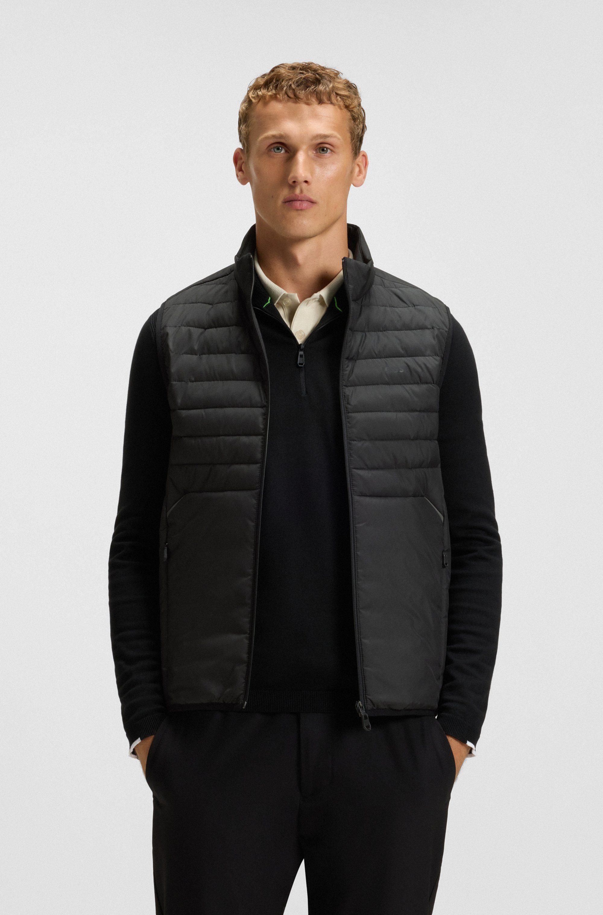 BOSS GREEN Steppweste V Urbanex Vest mit soften Stretch-Einsätzen und refle günstig online kaufen