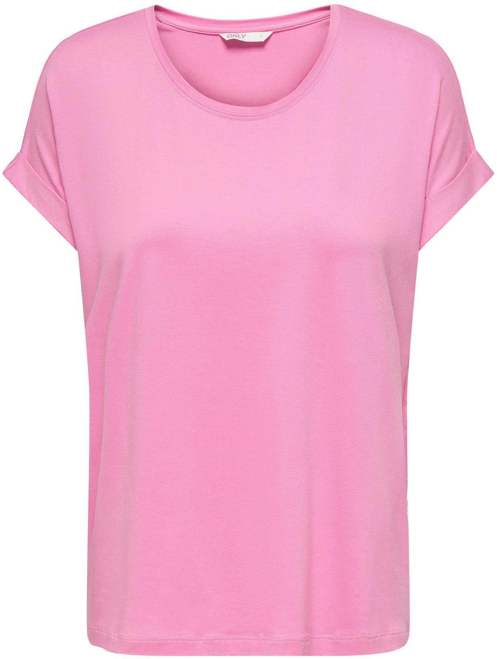 ONLMOSTER T-Shirt Arm am ONLY Begonia mit Pink Aufschlag