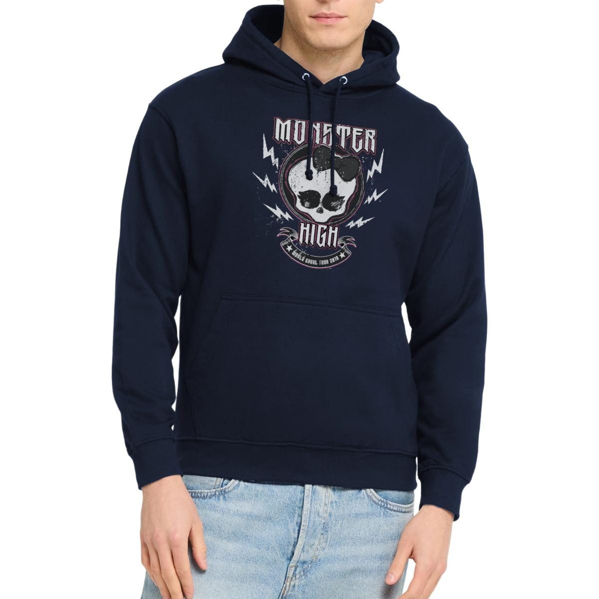 Spreadshirt Hoodie Monster High™ World Ghoul Tour Totenkopf-Design Unisex Hoodie (1-tlg)