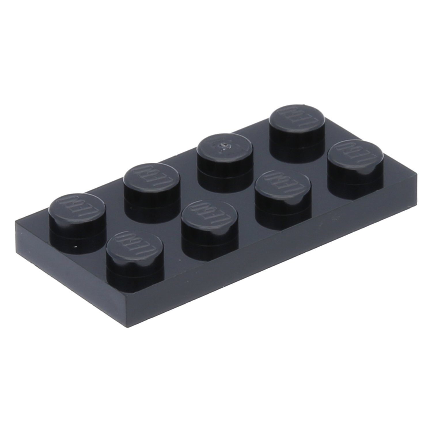 250 Stück Bauplatten, 2x4, Schwarz Spielbausteine