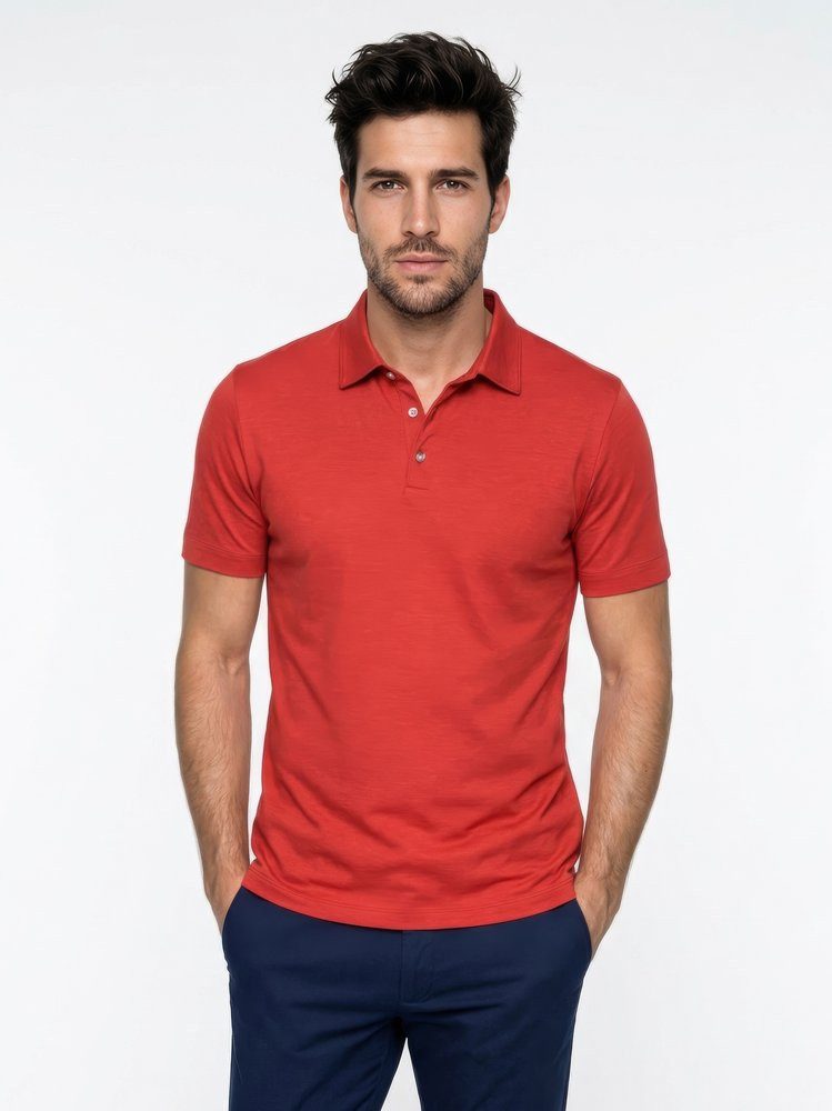 DESOTO Poloshirt Jerseypolo Essential Kent halbarm Flexibler Stretch