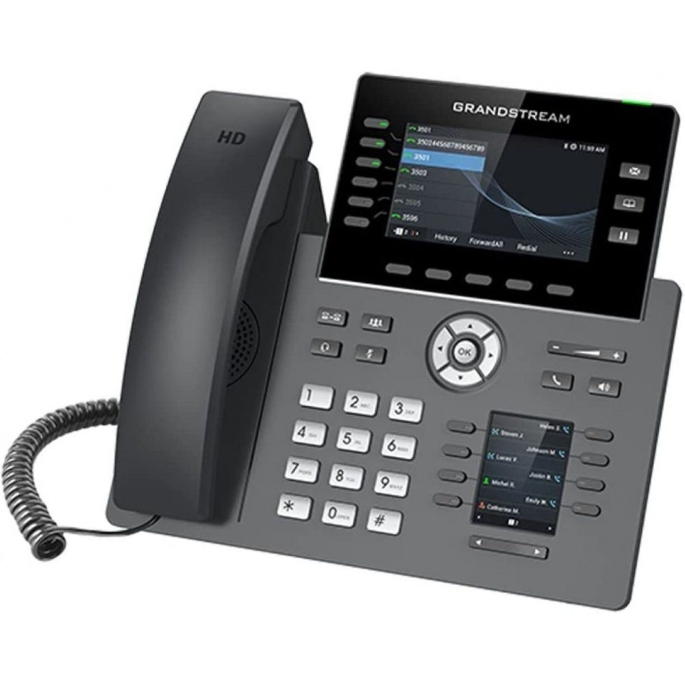 Telefon Professional Kabelgebundenes SIP - Business GRP-2616 schwarz IP-Telefon GRANDSTREAM -
