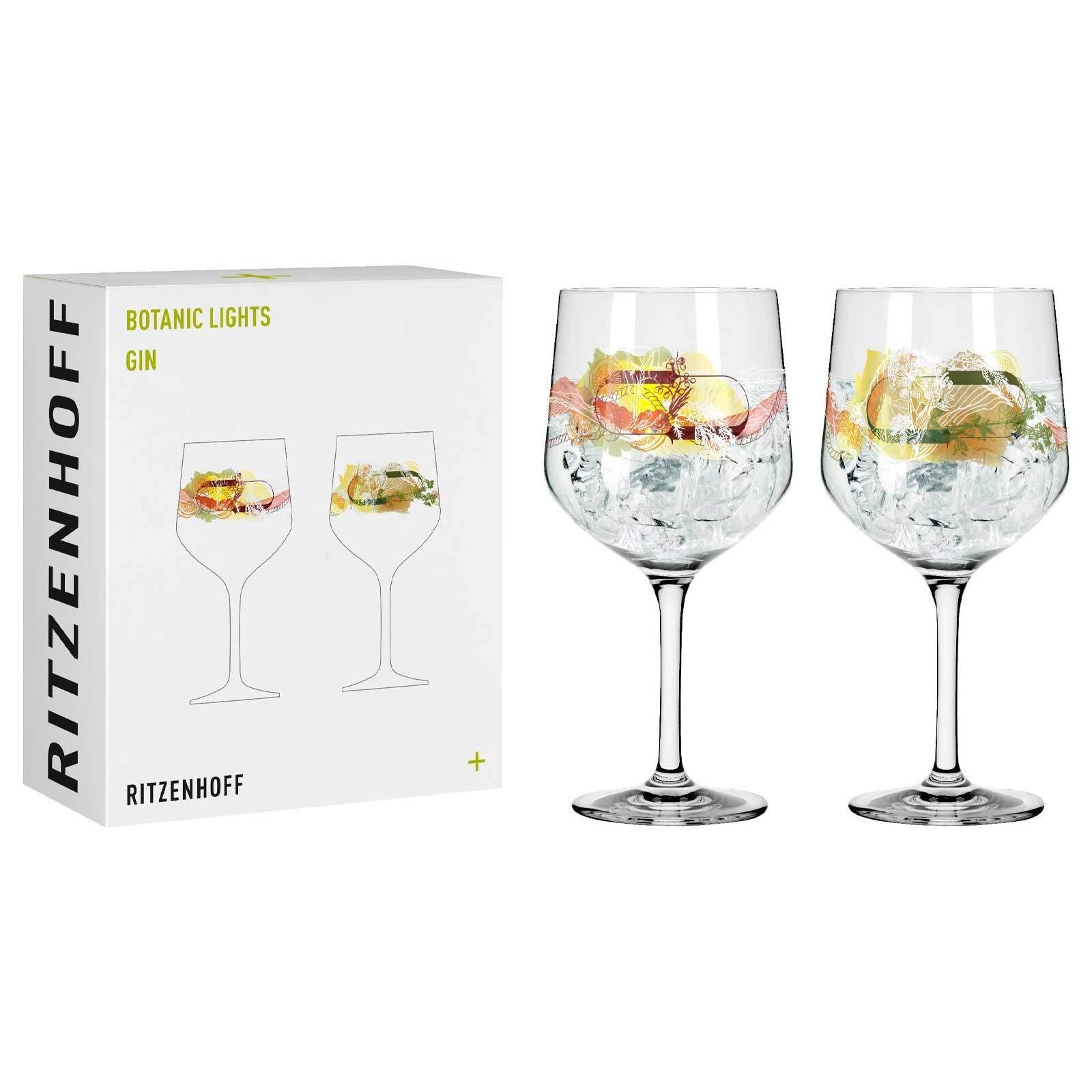Gläser-Set Botanic Lights Gin-Gläser 720 ml 2er Set