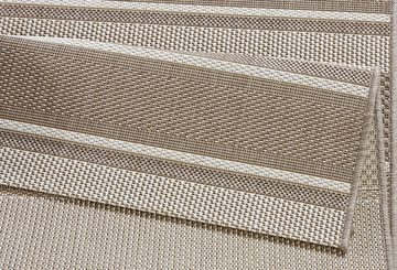 Teppich Strap, NORTHRUGS, rechteckig, Höhe: 8 mm, In- & Outdoor, Teppich, Streifen, Balkon, Terrasse, Garten, Wohnzimmer
