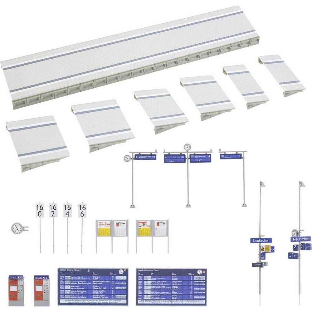 Modelleisenbahn-Set H0 Moderner Bahnsteig für C-Gleis