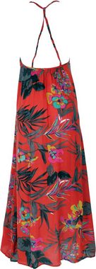 Guru-Shop Midikleid Boho Maxikleid, Sommerkleid, Strandkleid - rot alternative Bekleidung