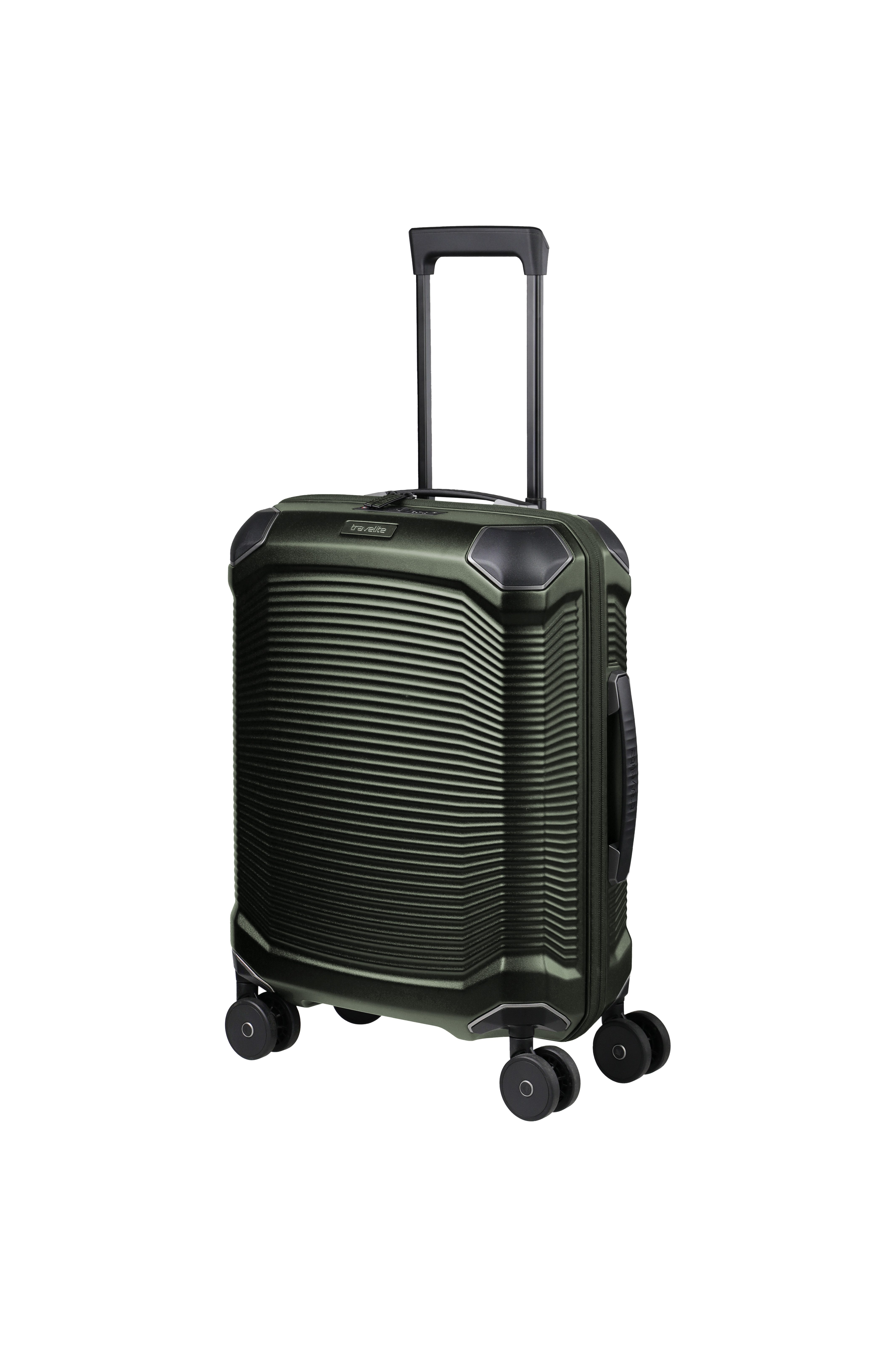 travelite Trolleyset MILLENNIUM 3-teilig Reisekoffer Hartschale, 4 Rollen, (Set), aus leichtem Polycarbonat mit stabiler Bauweise und Innenaufteilung