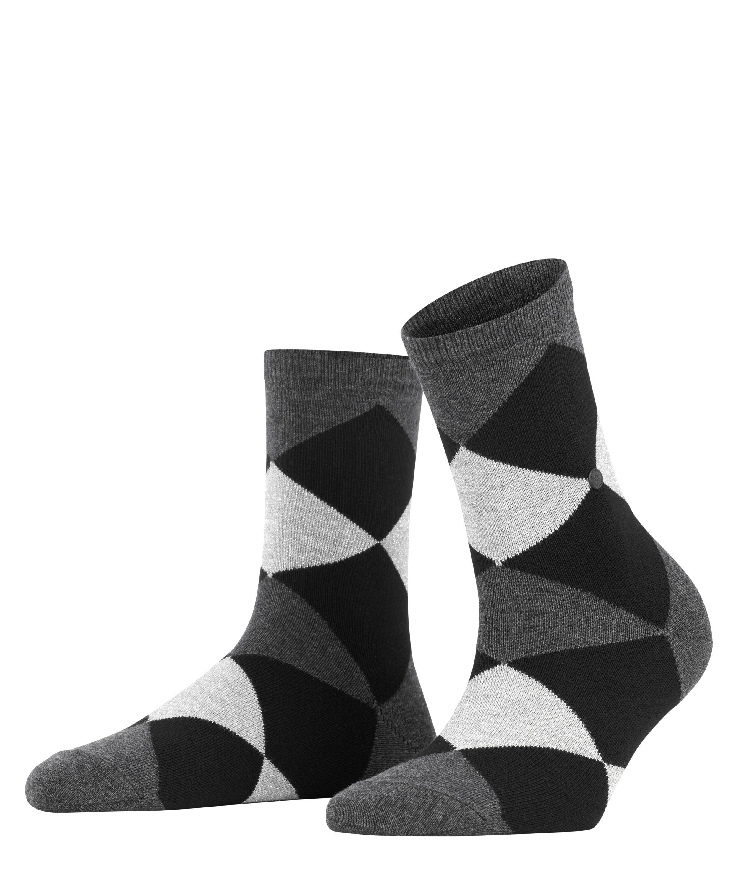Burlington Bonnie (3081) Black anthra.mel (1-Paar) Socken