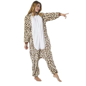 Katara Partyanzug Zoo Wilde Tiere Jumpsuit Kostüm Erwachsene S-XL, (165-175cm)
