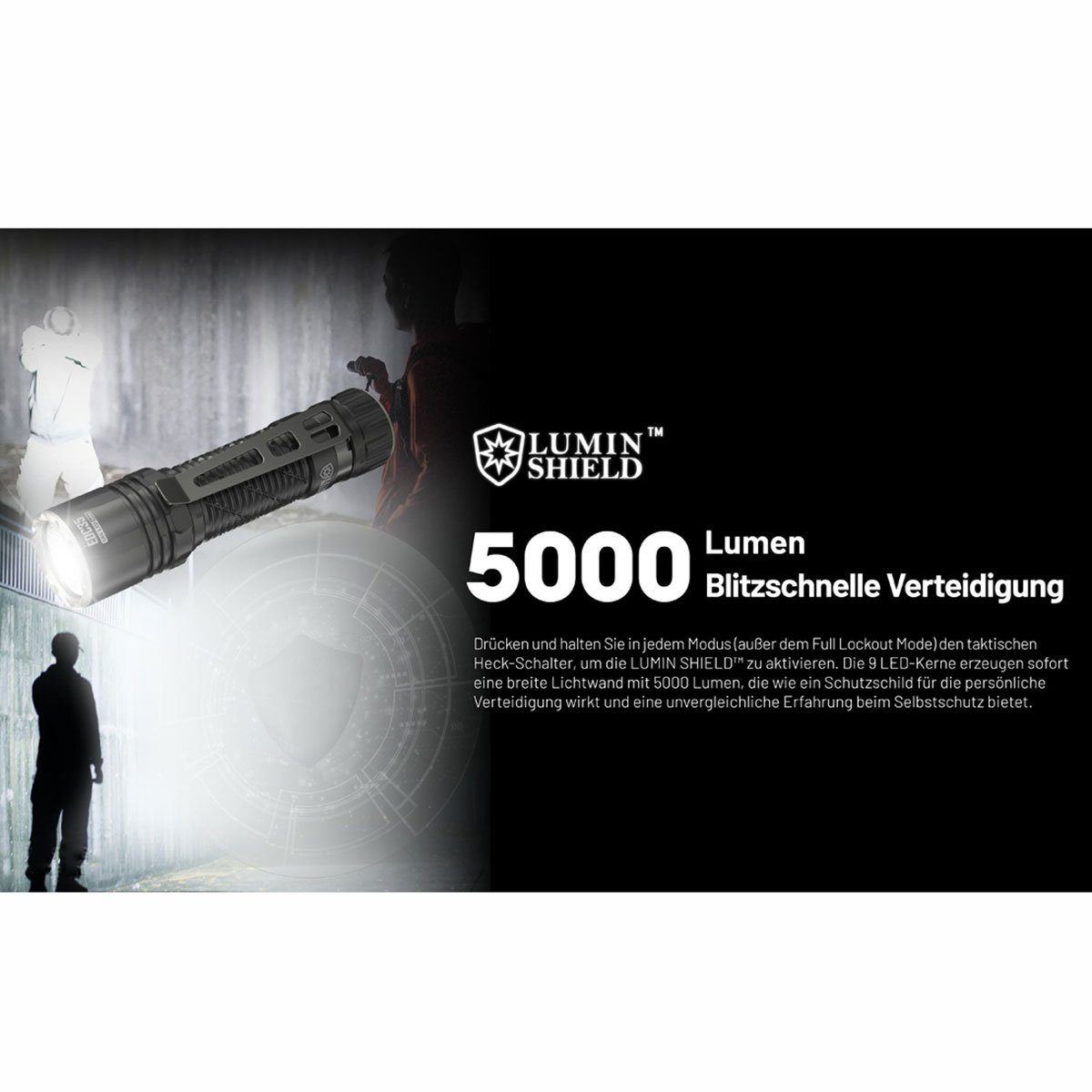 Nitecore LED Taschenlampe EDC35 5000 Lumen - LED-Taschenlampe