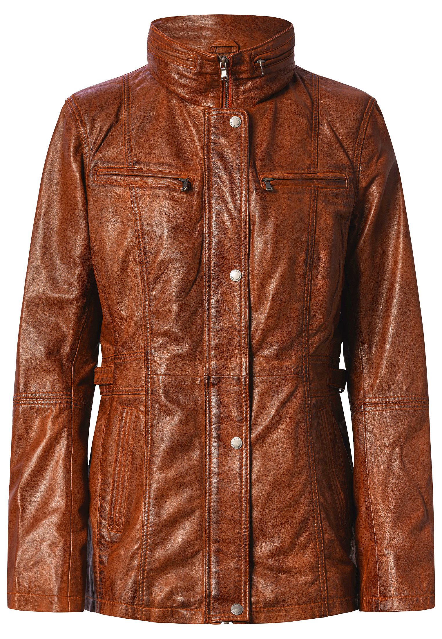 CBL Lederjacke MQ-45515 mit reißverschlusstaschen