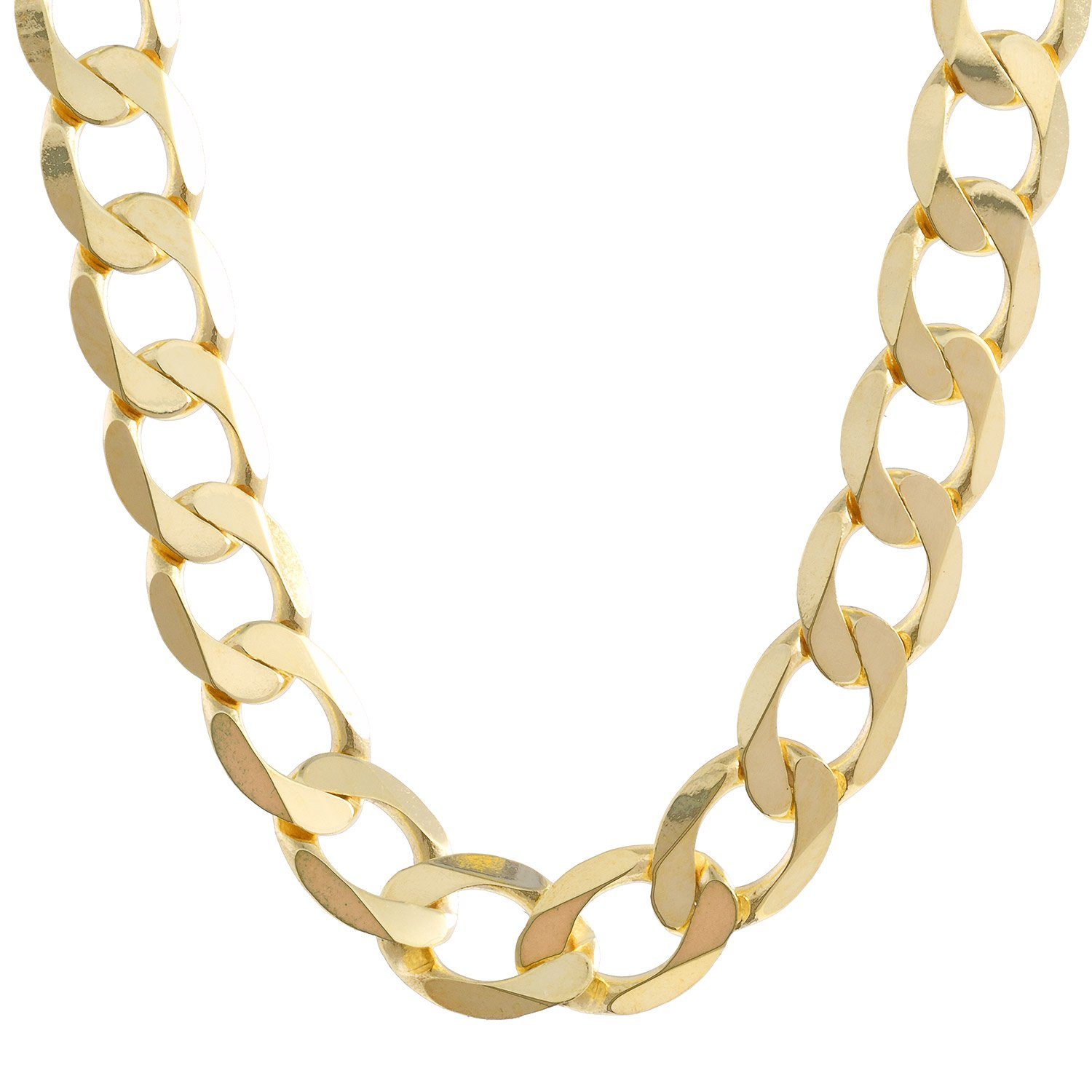 HOPLO Panzerkette Goldkette Panzerkette Länge 50cm - Breite 5,0mm - 585-14 günstig online kaufen