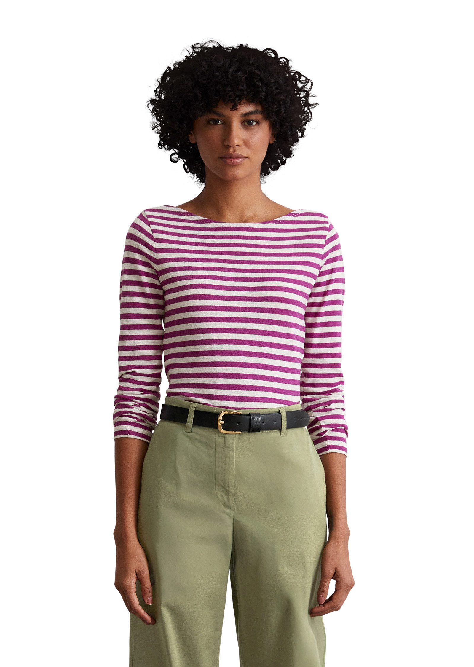 Marc O'Polo Langarmshirt aus Slubjersey