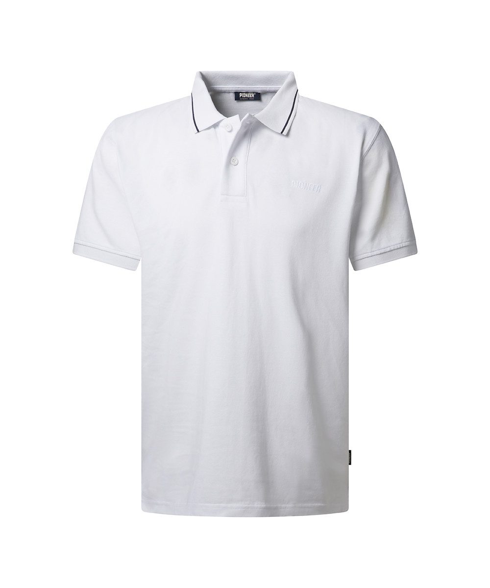 Pioneer Authentic Jeans Poloshirt mit Logo Schriftzug – Bild 5 von 5