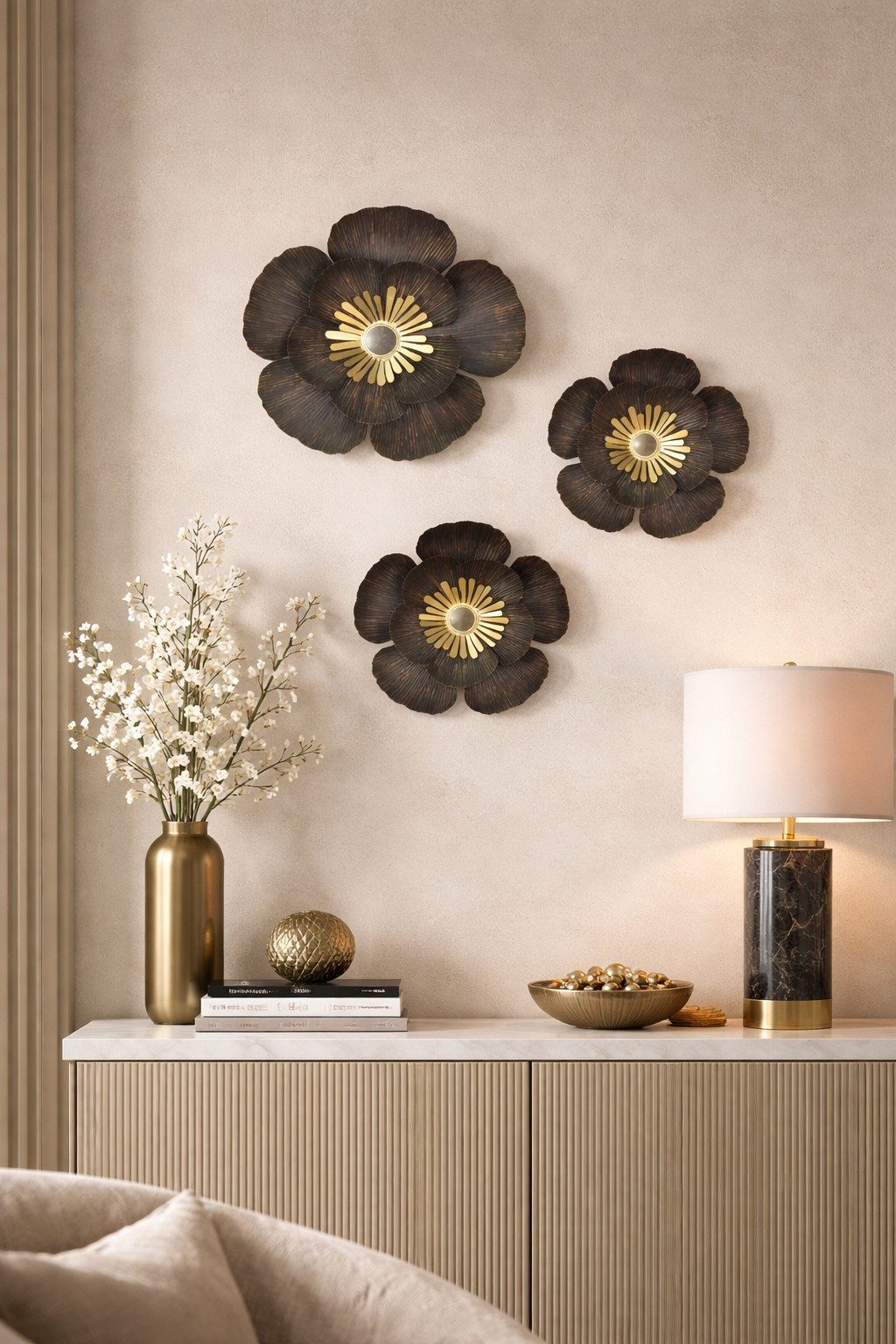 moebel-direkt-online Wanddekoobjekt Lissy, wahlweise Durchmesser 23 cm, 30 cm oder 40 cm