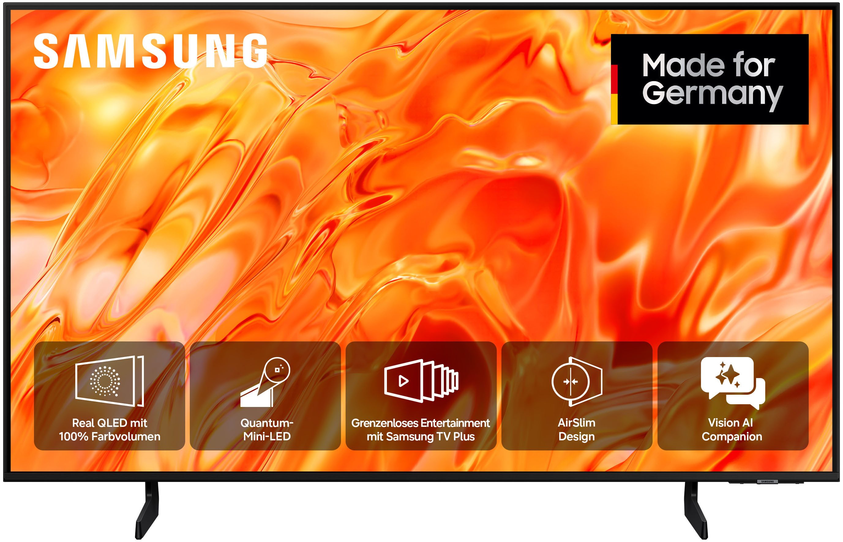 Samsung GQ50QN70HAU QLED-Fernseher (125 cm/50 Zoll, 4K Ultra HD, Smart-TV)