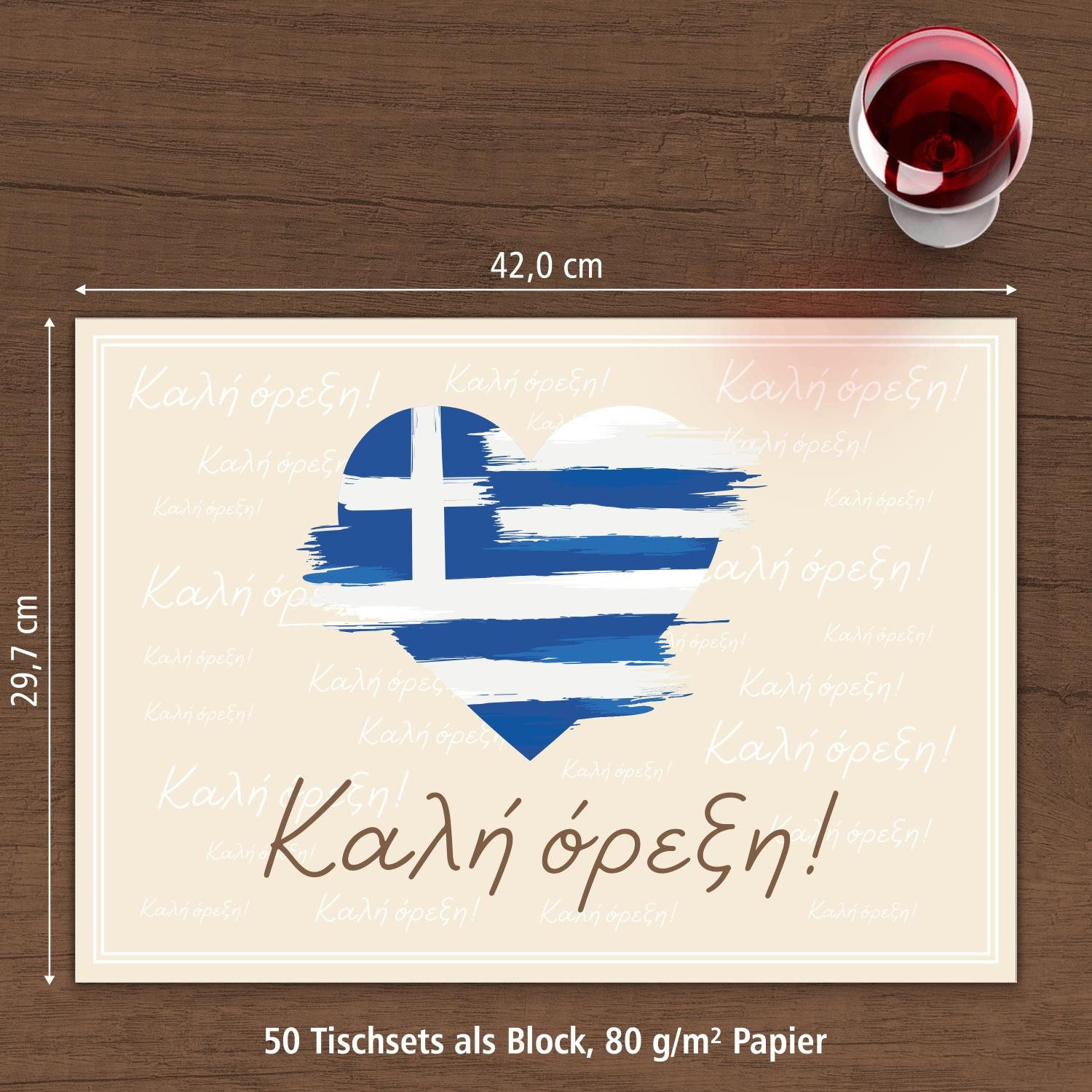 itenga Platzset itenga Tischset GRIECHENLAND 50 günstig online kaufen