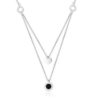 AILORIA Edelstahlkette »ALINE« (1-tlg., inkl. Schmucksäckchen), Halskette aus glänzendem Edelstahl