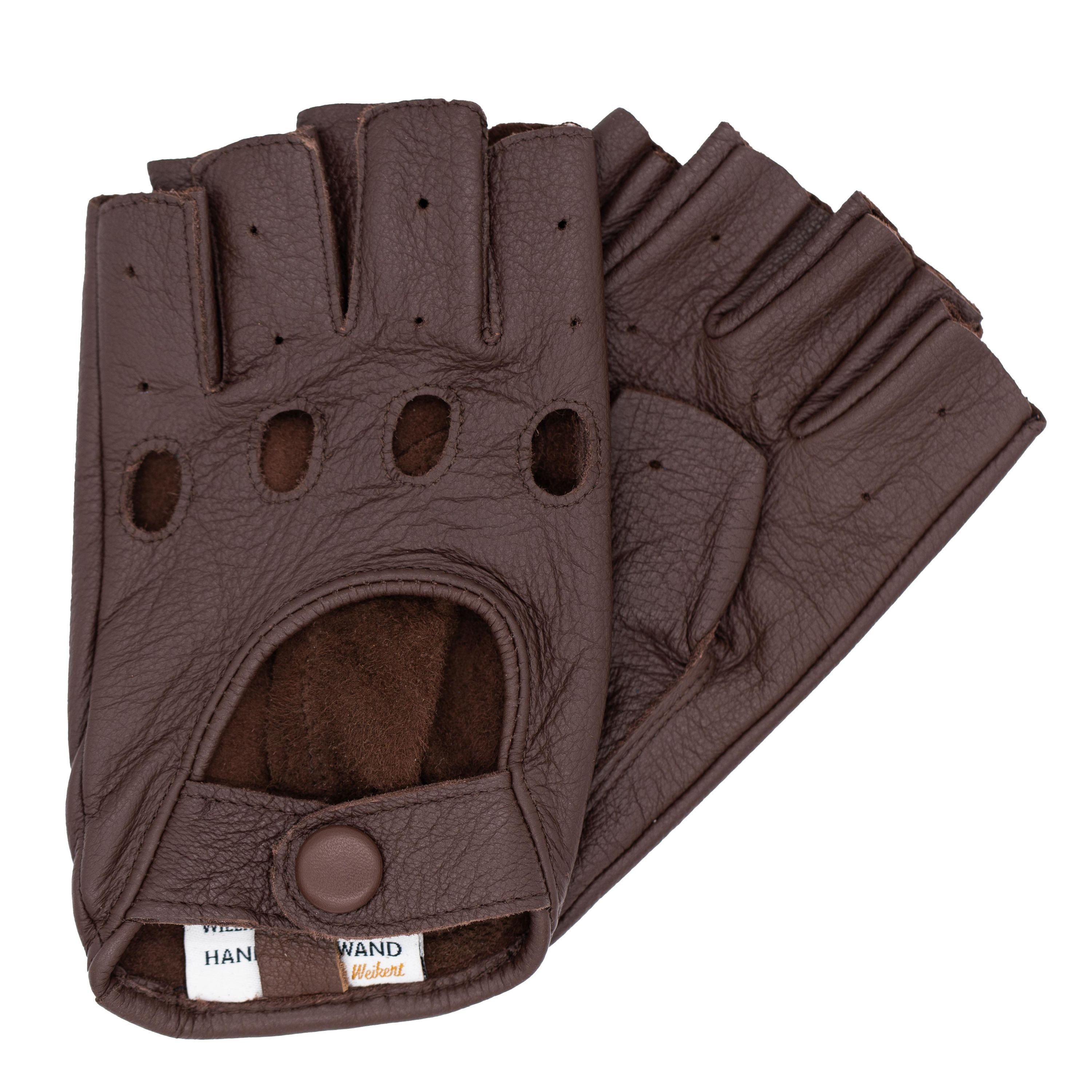 Hand Gewand by Weikert Lederhandschuhe SUNNY - Hochwertige fingerlose Autof günstig online kaufen