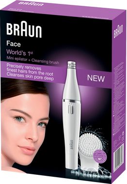 Braun Elektrische Gesichtsreinigungsbürste Gesichtsepilierer und Gesichtsreinigungsbürste FaceSpa 810