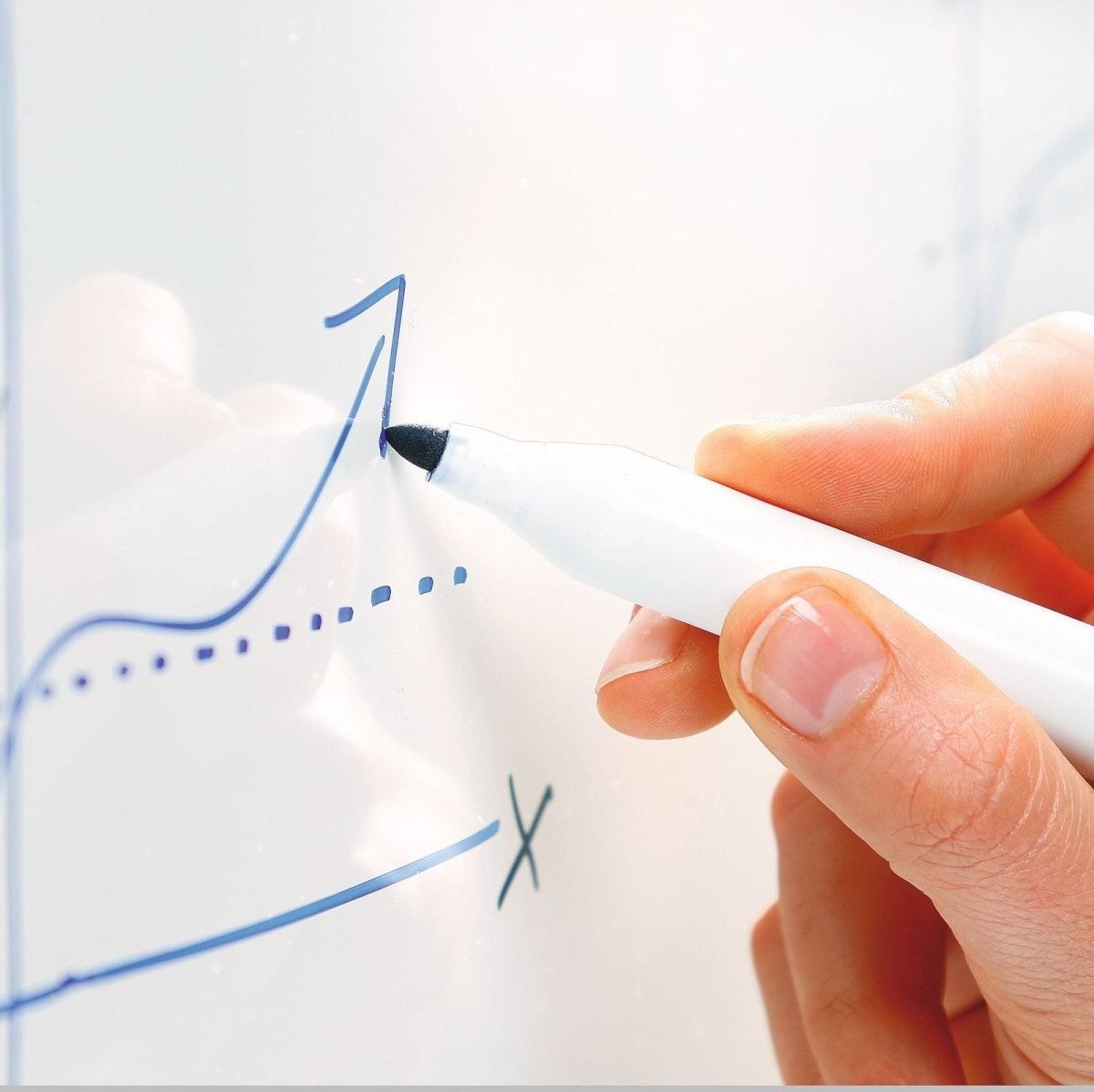 DAHLE Magnettafel Whiteboard Professional 120x90cm