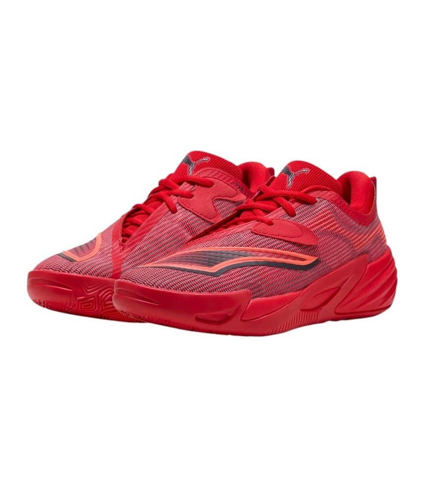PUMA Hallen-Indoorschuhe All-Pro 2 (Basketball) rot Herren Badmintonschuh