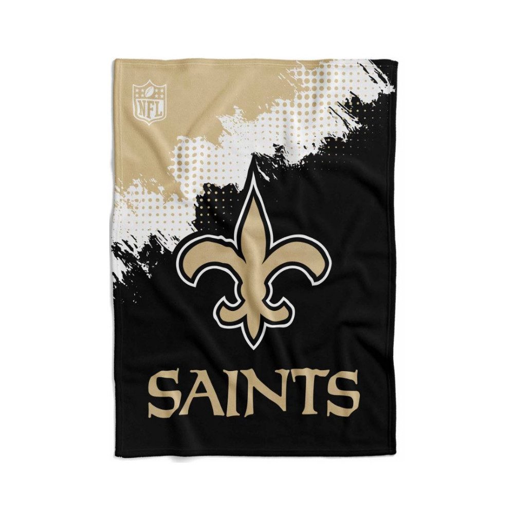New Orleans Saints Flannel Decke /Throw "CORNER" New Orleans Saints