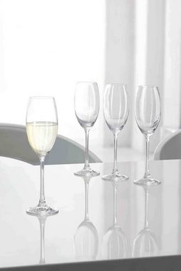 Nachtmann Champagnerglas Vivendi Champagnergläser 272 ml 4er Set, Kristallglas