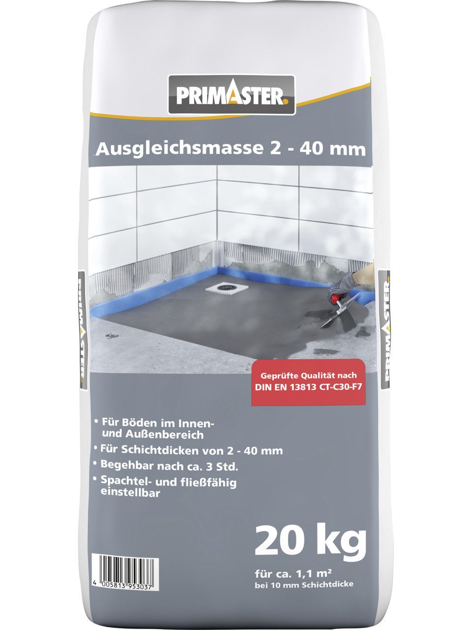 Primaster Ausgleichsmasse Primaster Ausgleichsmasse 20 kg, 2-40 mm