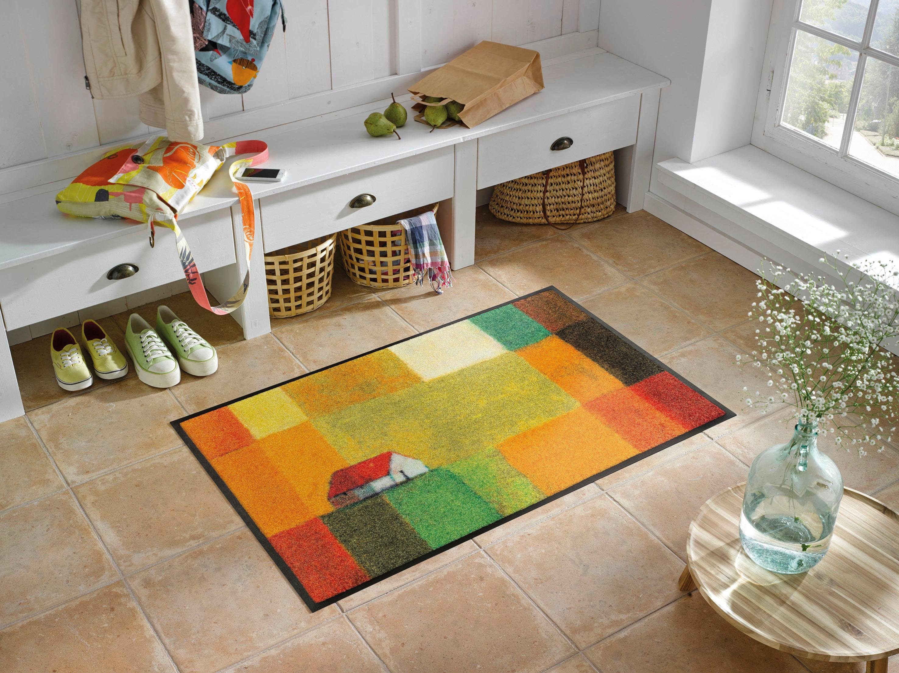 wash+dry by Kleen-Tex Fußmatte Meadow Lands, rechteckig, Höhe: 7 mm, Schmut günstig online kaufen