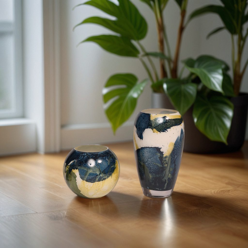 Beroya Designs Dekovase Handgefertigte Scandinavian Forest günstig online kaufen