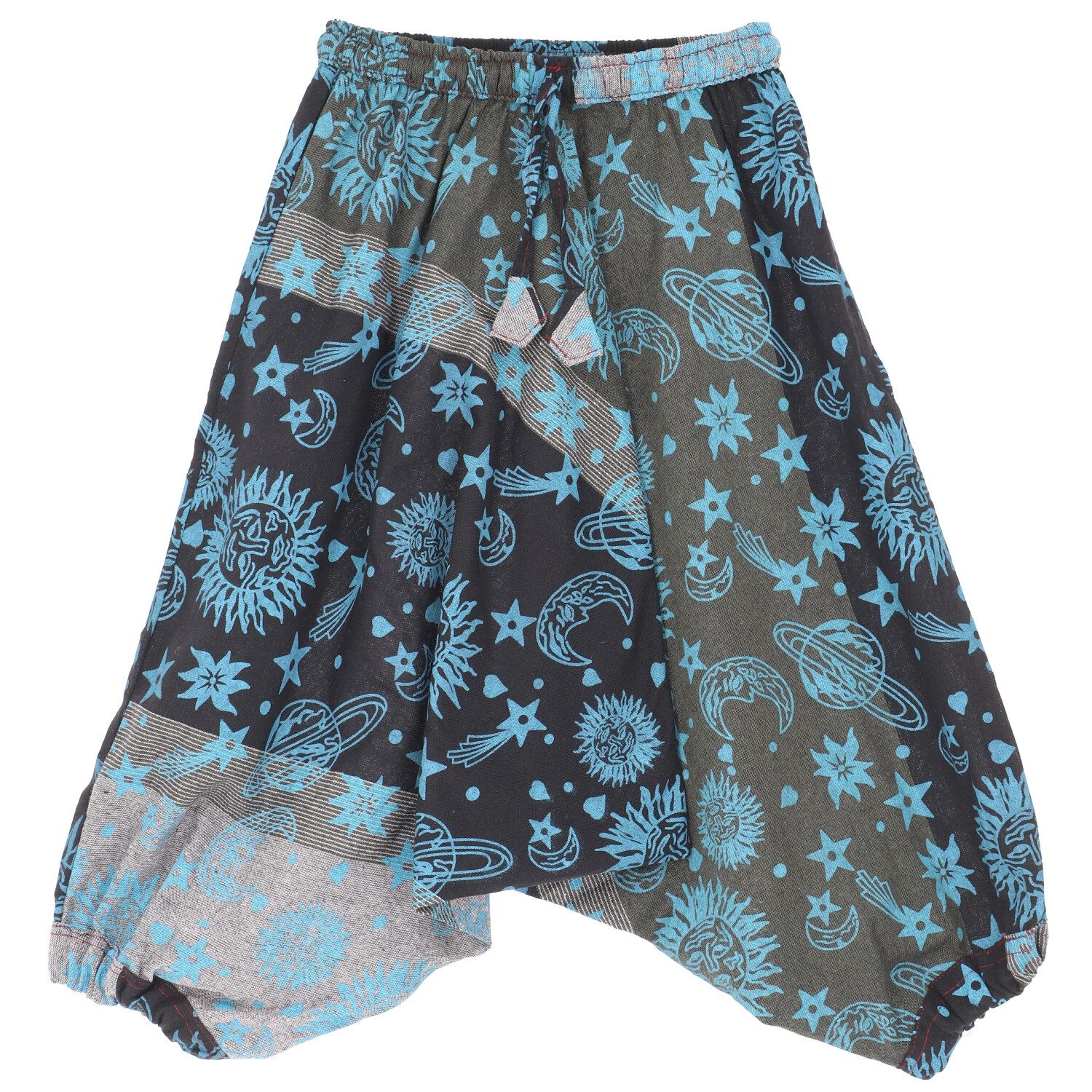 Guru-Shop Relaxhose Kinder Haremshose, Pluderhose, Haremshose,..
