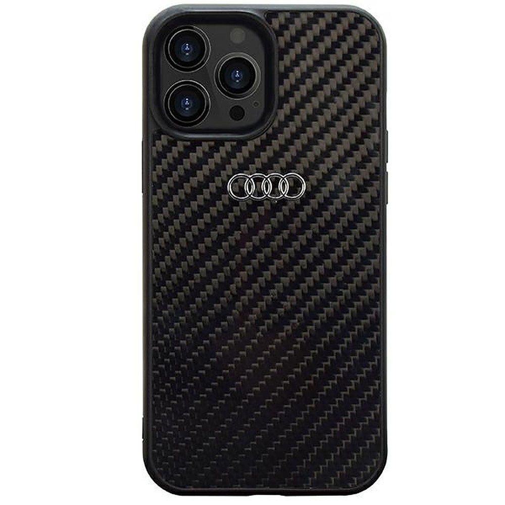 Audi Handyhülle Carbon-Case Schutzhülle, Carbon-Optik, Audi Lizenzprodukt, TPU