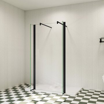 duschspa Duschwand 30-160cm Nano Glas ESG Duschtrennwand Duschkabine Duschabtrennung, Einscheibensicherheitsglas, Sicherheitsglas, (Set), Glas, Nano Glas