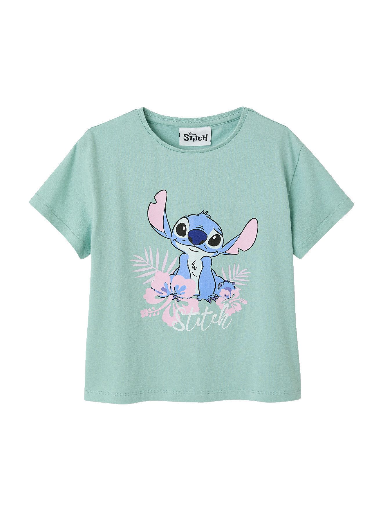 Kurzarmshirt T-Shirt Kinder Disney LILO & STITCH, Baumwolle
