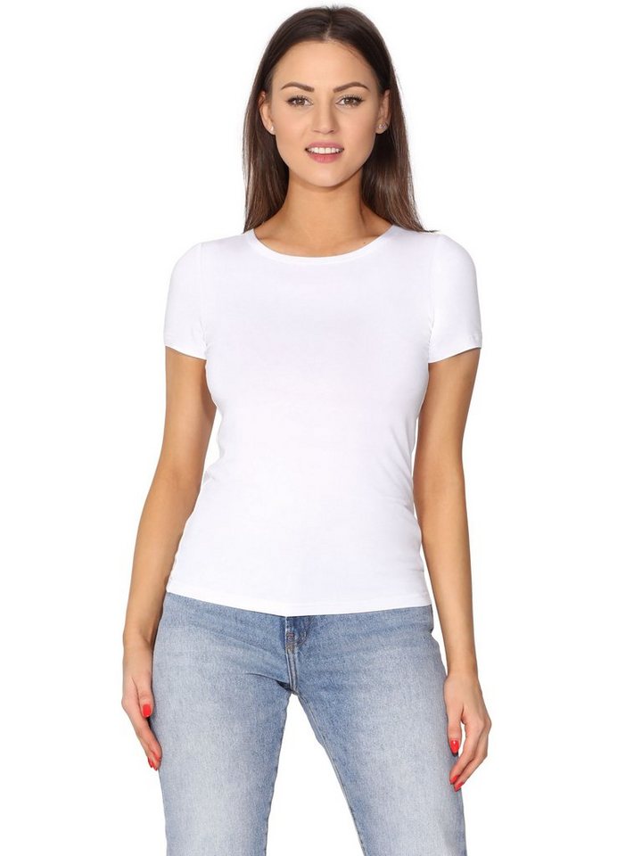 Merry Style T-Shirt Damen T-Shirt Kurzarm MS10-373 (1-tlg)