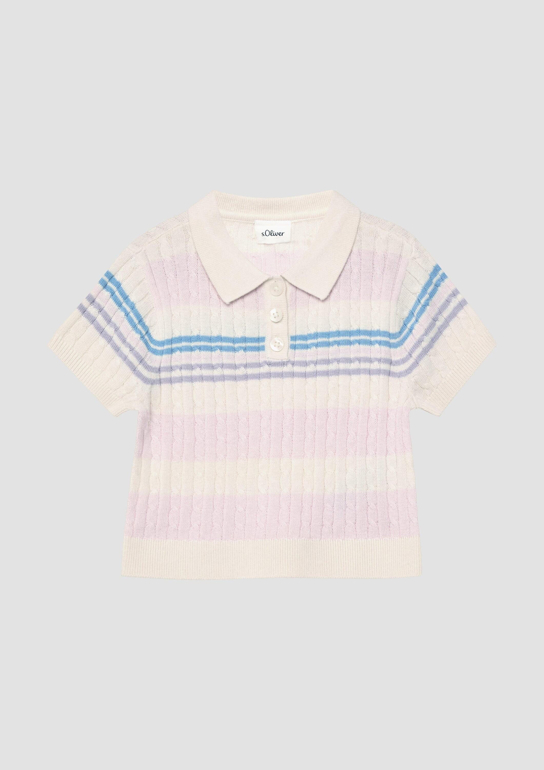 Kurzarmpullover Strickpullover