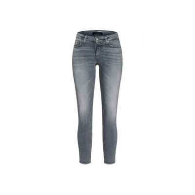 Cambio 5-Pocket-Jeans dunkel-grau (1-tlg)